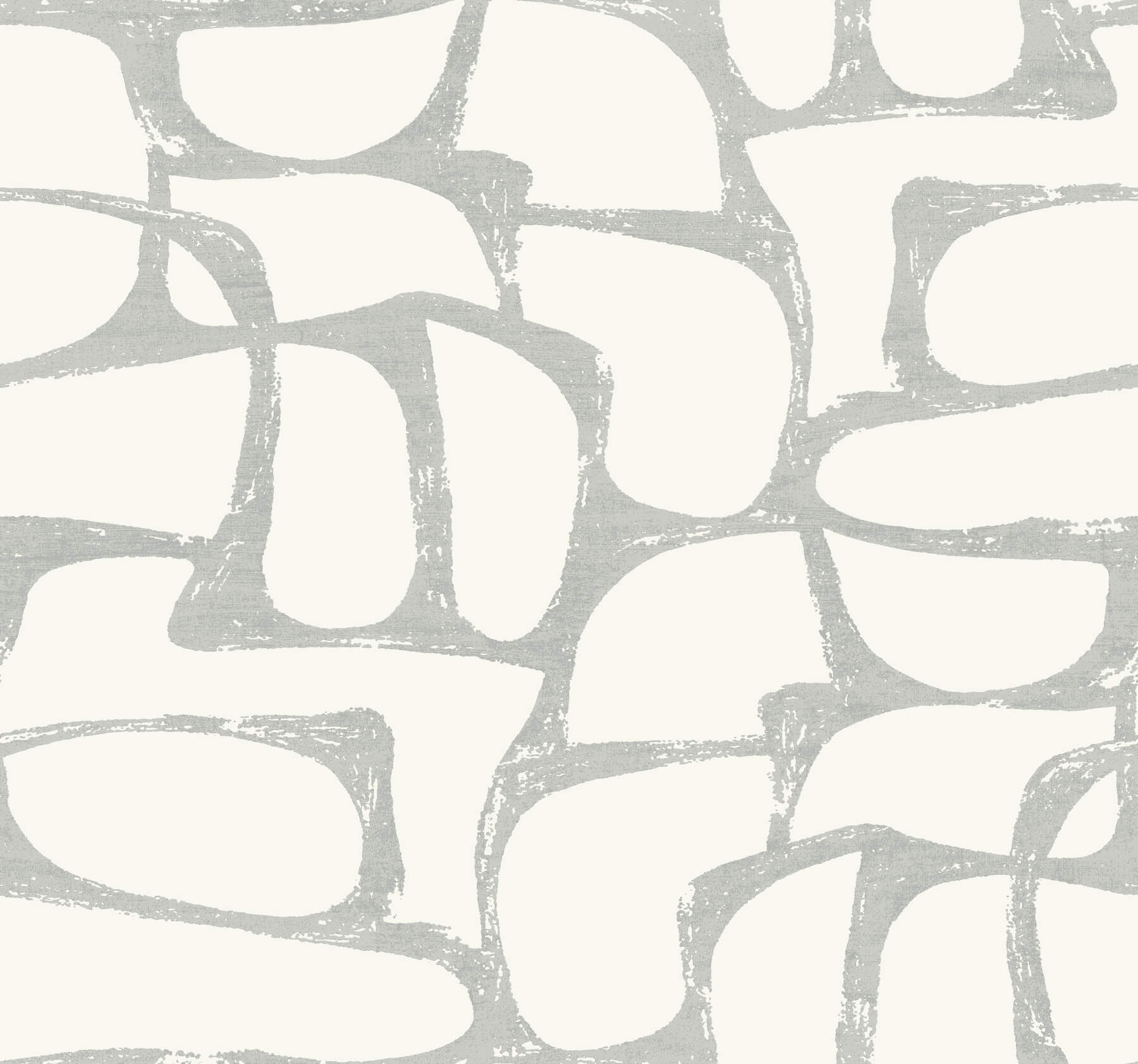 craftsman-geometric-white-silver-wallpaper-york-wallcoverings-df3356 - York Wallcoverings Wallpaper