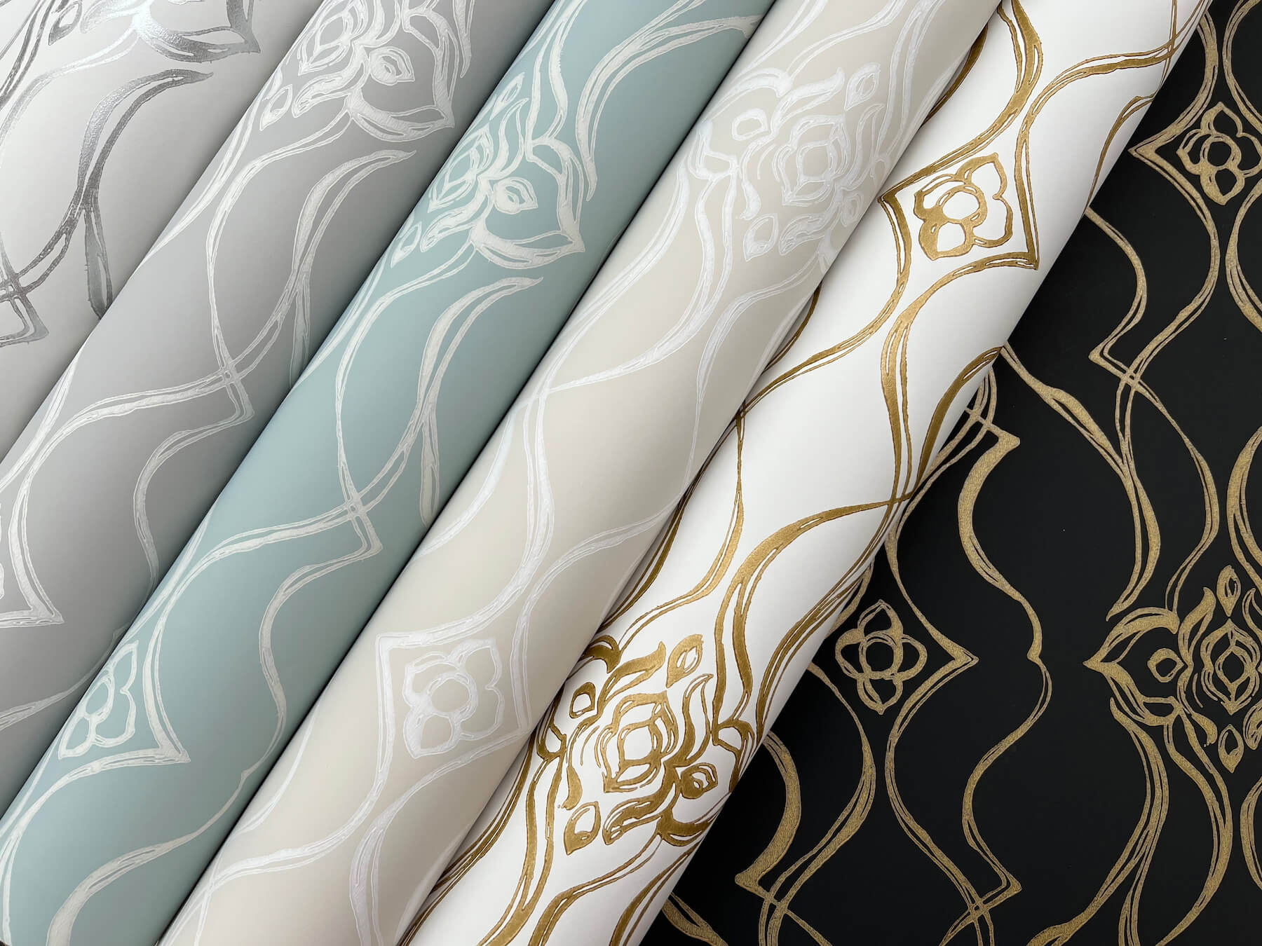 Pirouette Spa Wallpaper - York Wallcoverings - DF3376 - York Wallcoverings Wallpaper