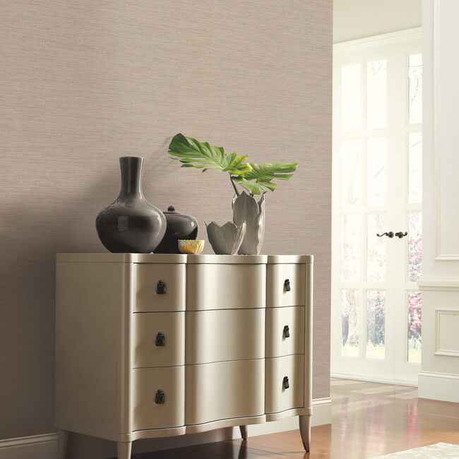 Prairie Textile Wallcovering Cool Neutral - York Wallcoverings - HW3558R - York Wallcoverings Wallpaper