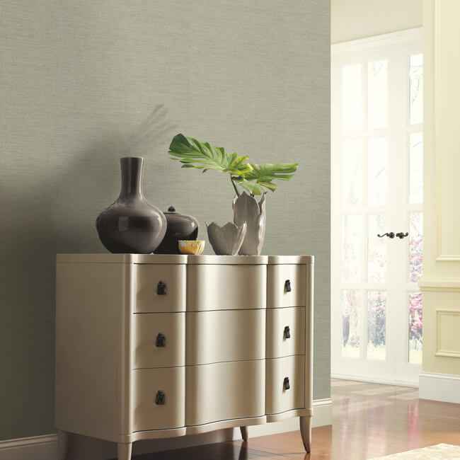 Prairie Textile Wallcovering Slate - York Wallcoverings - HW3563R - York Wallcoverings Wallpaper