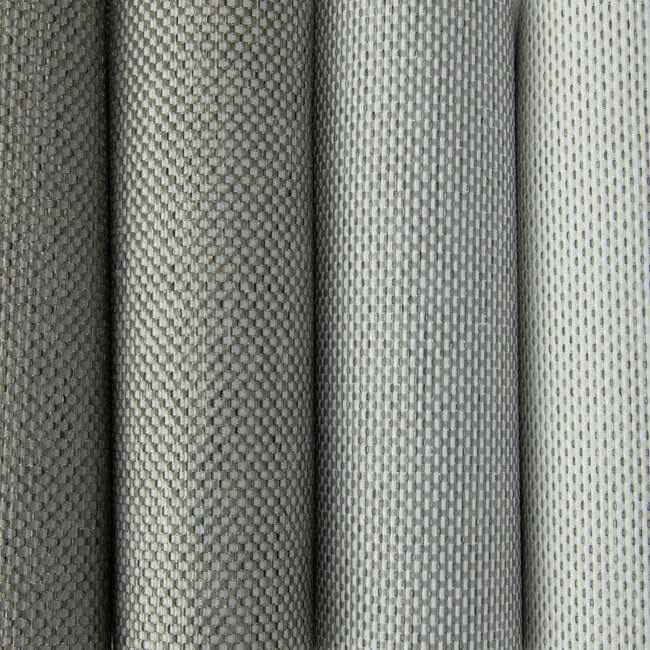 Salish Weave Textile Wallcovering Whitegray - York Wallcoverings - HW3629R - York Wallcoverings Wallpaper