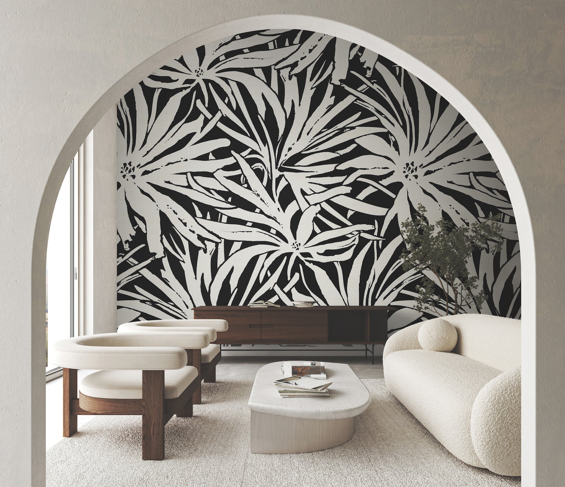 floral-canopy-black-mural-york-wallcoverings-gn2576m