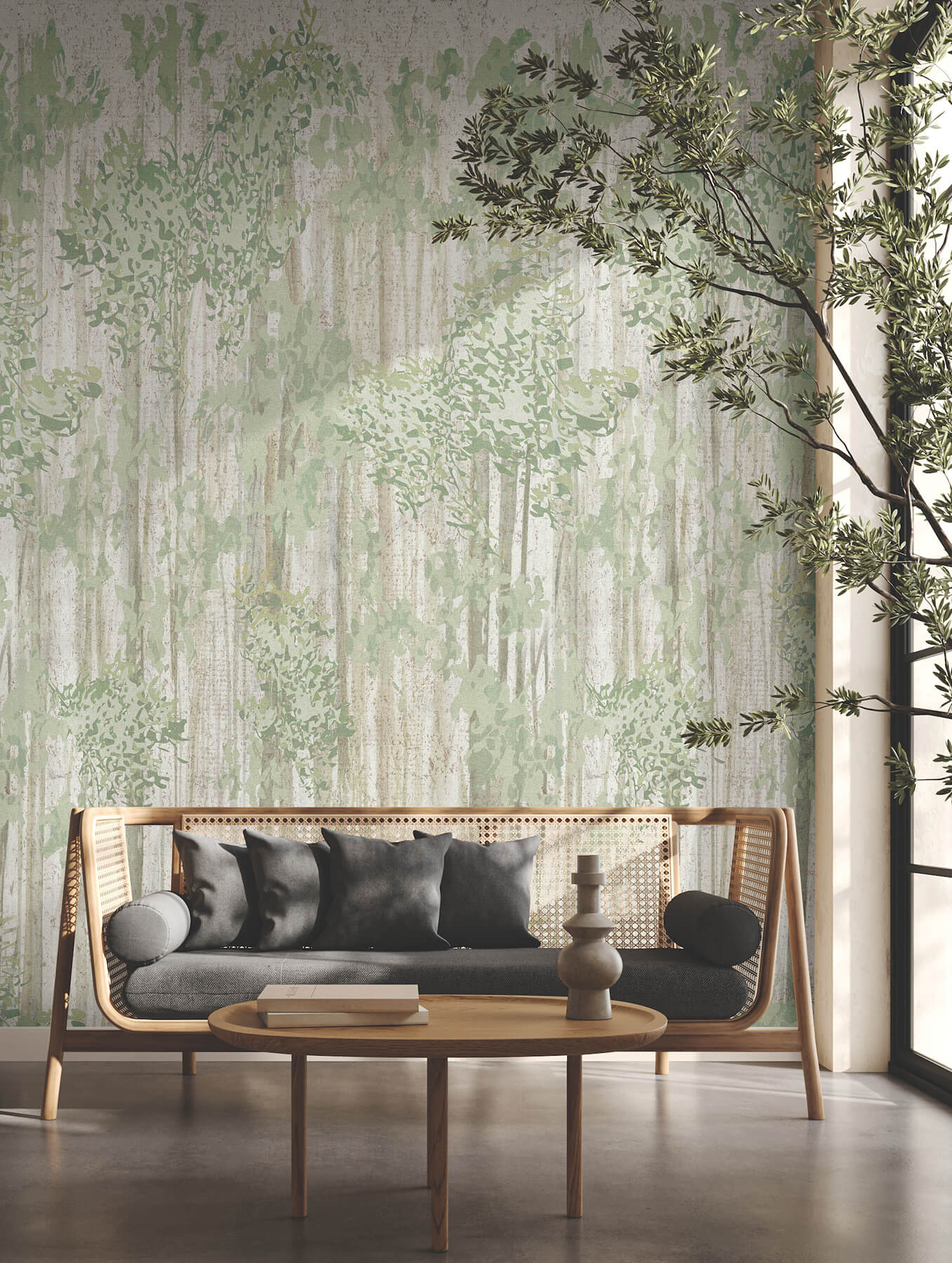 aspen-grove-forest-mural-york-wallcoverings-gn2606m - York Wallcoverings Wallpaper