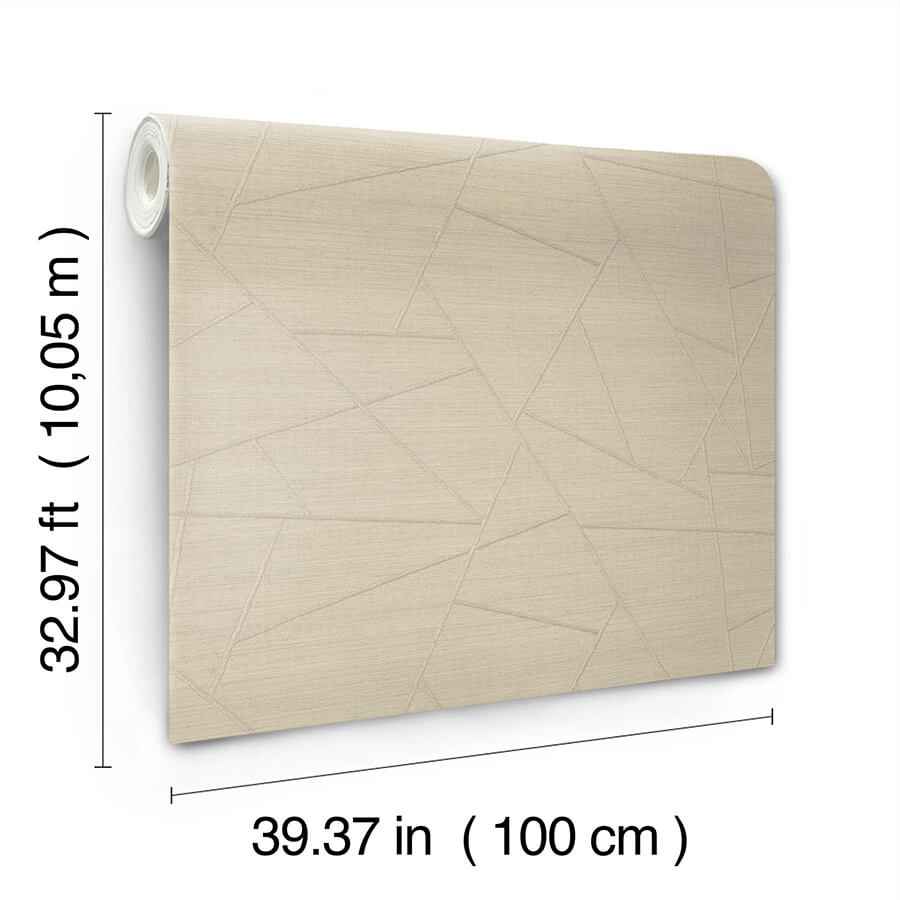 Lisle Toasted Almond Wallpaper - York Wallcoverings - SI6822 - York Wallcoverings Wallpaper