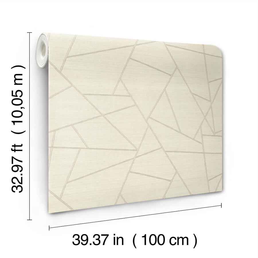 Lisle Ivory Wallpaper - York Wallcoverings - SI6823 - York Wallcoverings Wallpaper