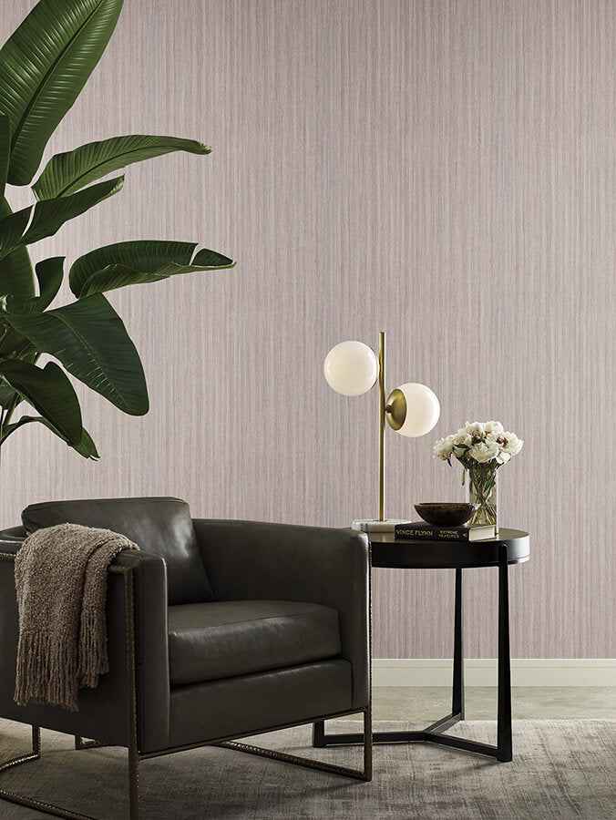 Wistman Stripe Smoke Wallpaper - York Wallcoverings - SI25713 - York Wallcoverings Wallpaper