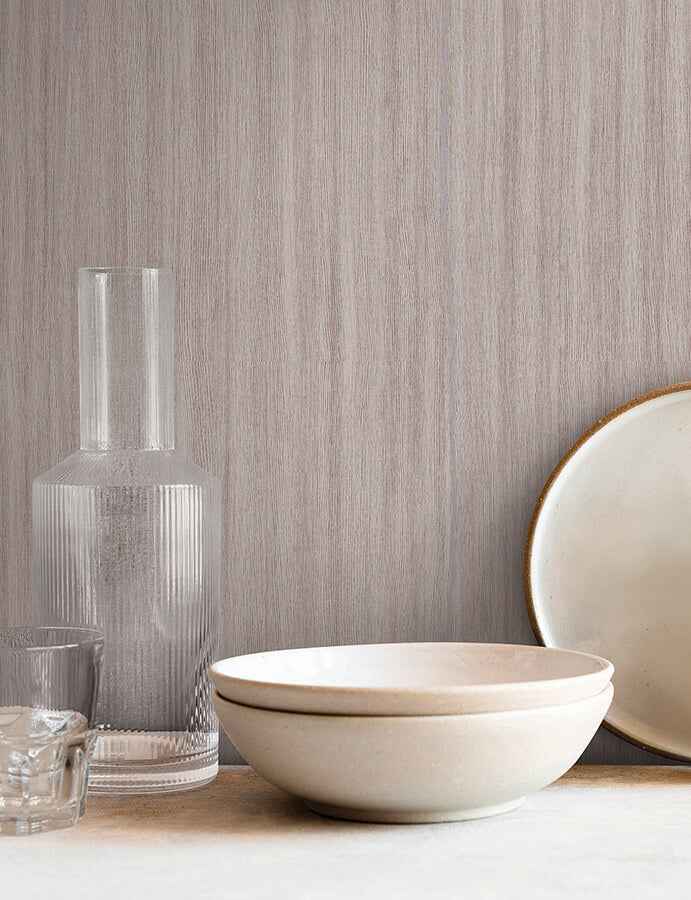 Wistman Stripe Smoke Wallpaper - York Wallcoverings - SI25713 - York Wallcoverings Wallpaper