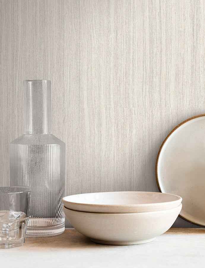 Wistman Stripe Cream Wallpaper - York Wallcoverings - SI25714 - York Wallcoverings Wallpaper