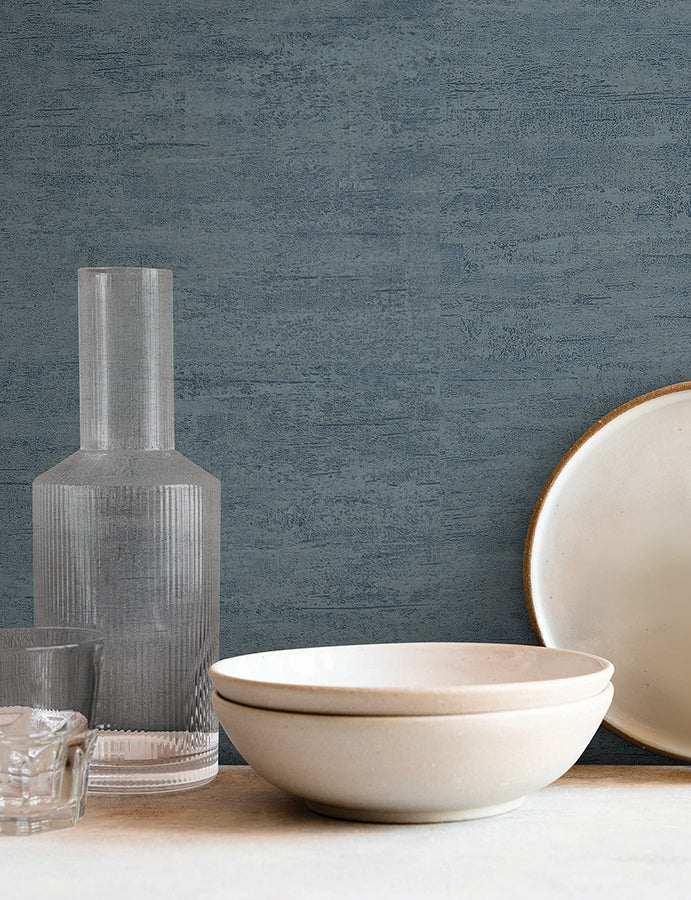 weathered-stucco-dusty-blue-wallpaper-york-wallcoverings-si25752