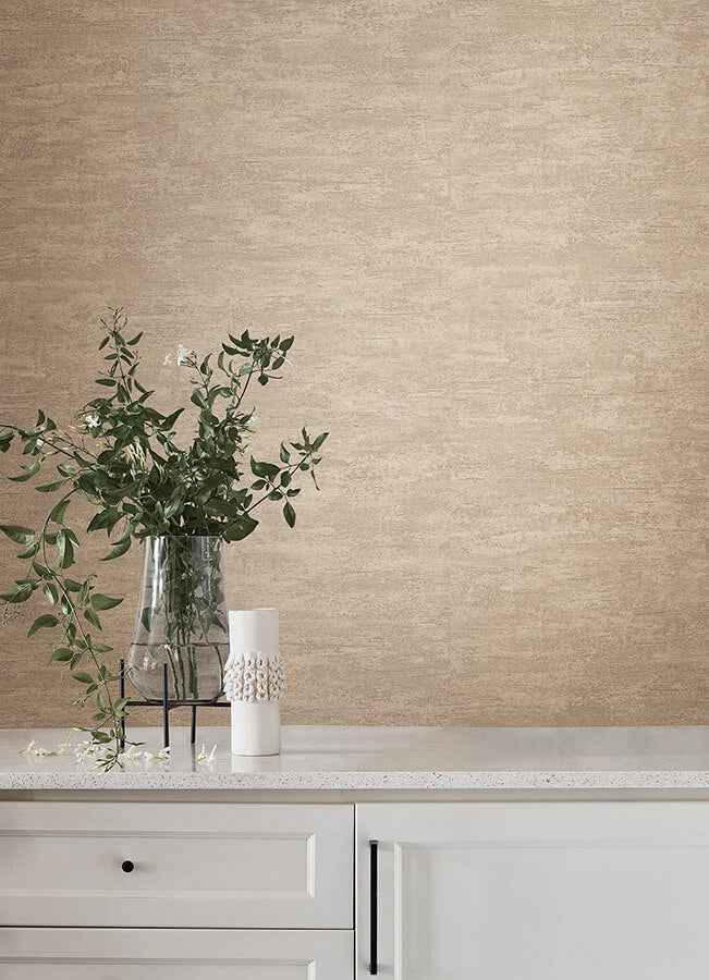 Weathered Stucco Wheat Wallpaper - York Wallcoverings - SI25753 - York Wallcoverings Wallpaper