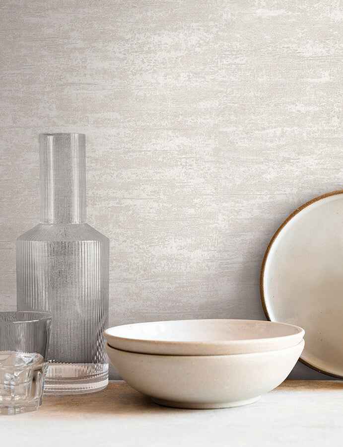 Weathered Stucco Pearl Wallpaper - York Wallcoverings - SI25755 - York Wallcoverings Wallpaper