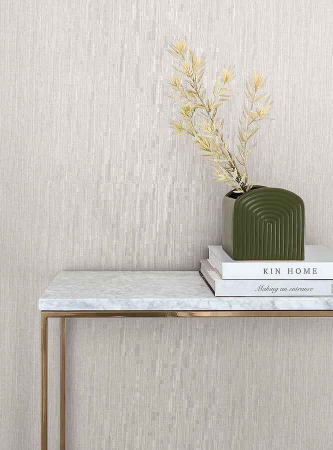 Lilah Warm Grey Wallpaper - York Wallcoverings - SI25774 - York Wallcoverings Wallpaper
