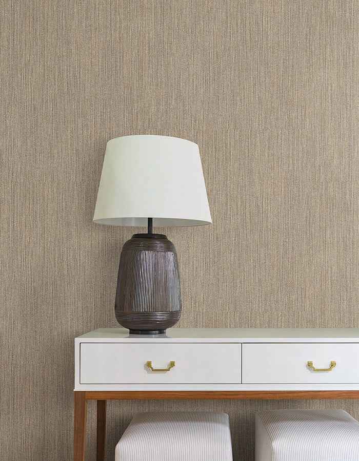 Washed Ramie Oyster Wallpaper - York Wallcoverings - SI25851 - York Wallcoverings Wallpaper