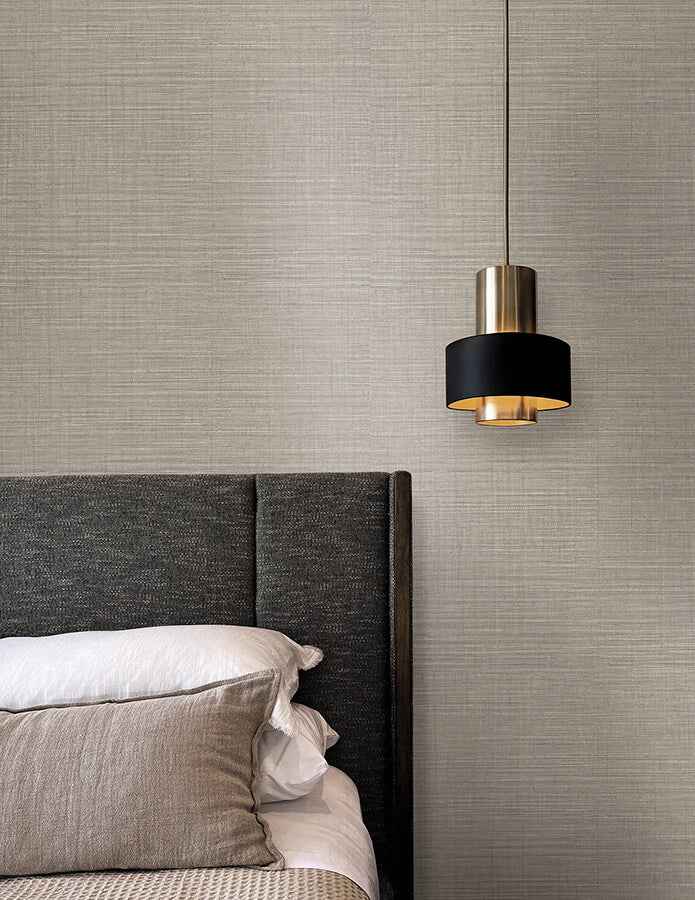 Lotus Silk Ecru Wallpaper - York Wallcoverings - SI25871 - York Wallcoverings Wallpaper