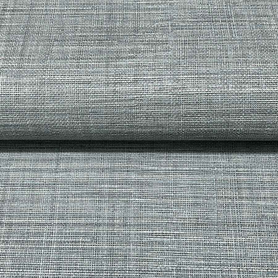 Lotus Silk Steel Blue Wallpaper - York Wallcoverings - SI25873 - York Wallcoverings Wallpaper