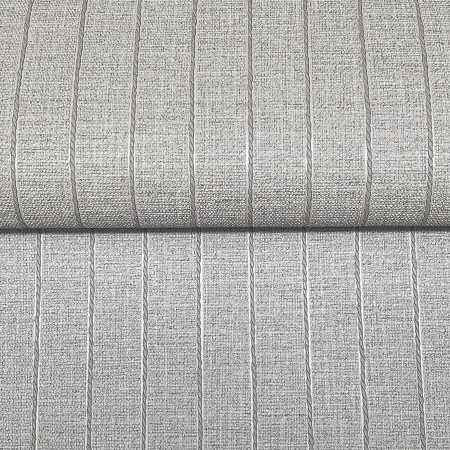 cording-stripe-dove-grey-wallpaper-york-wallcoverings-si26127 - York Wallcoverings Wallpaper
