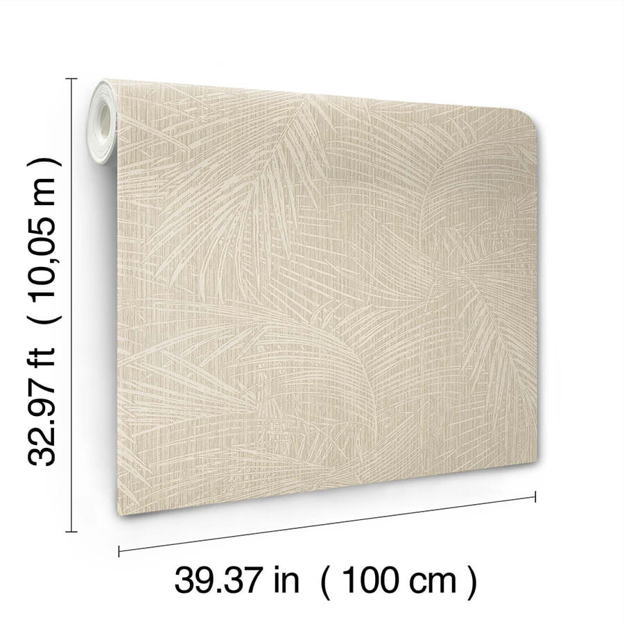 della-palm-shell-wallpaper-york-wallcoverings-si50611 - York Wallcoverings Wallpaper