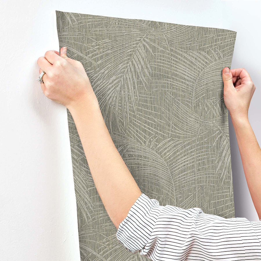 della-palm-dark-taupe-wallpaper-york-wallcoverings-si50612
