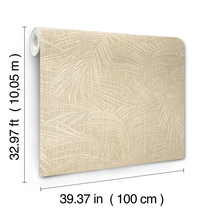 della-palm-wheat-wallpaper-york-wallcoverings-si50614