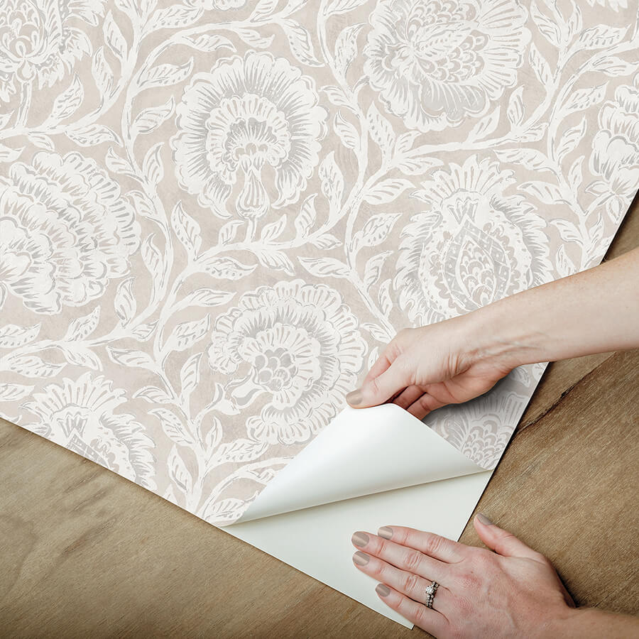aliviya-wheat-peel-and-stick-wallpaper-york-wallcoverings-nns6507 - York Wallcoverings Wallpaper