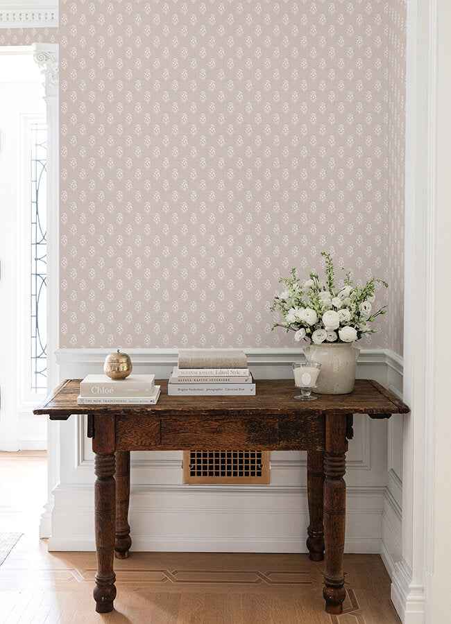 Safia Coral Peel & Stick Wallpaper - York Wallcoverings - NNS6514 - York Wallcoverings Wallpaper
