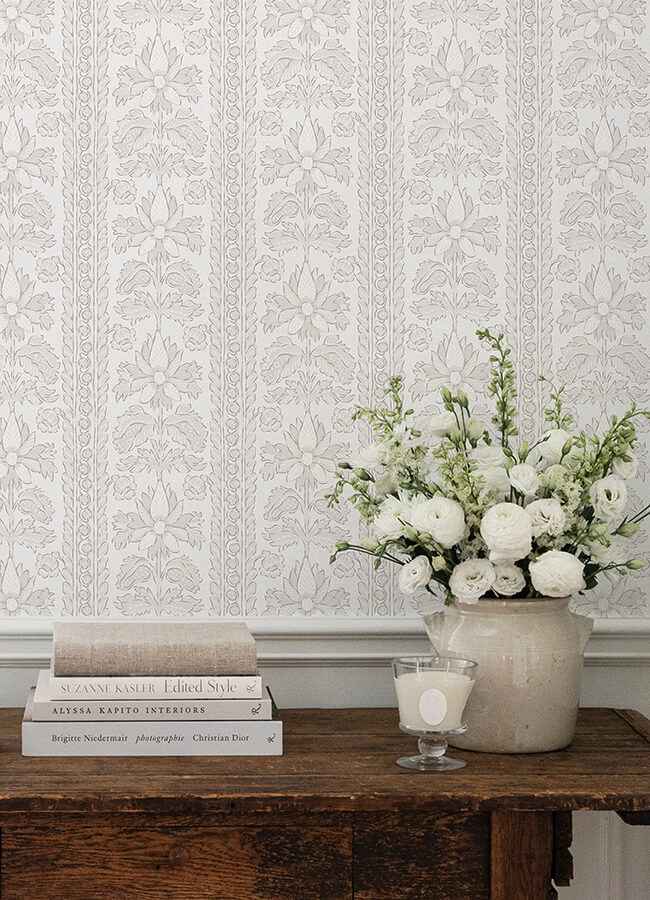 Zareen Cashmere Peel & Stick Wallpaper - York Wallcoverings - NNS6516 - York Wallcoverings Wallpaper