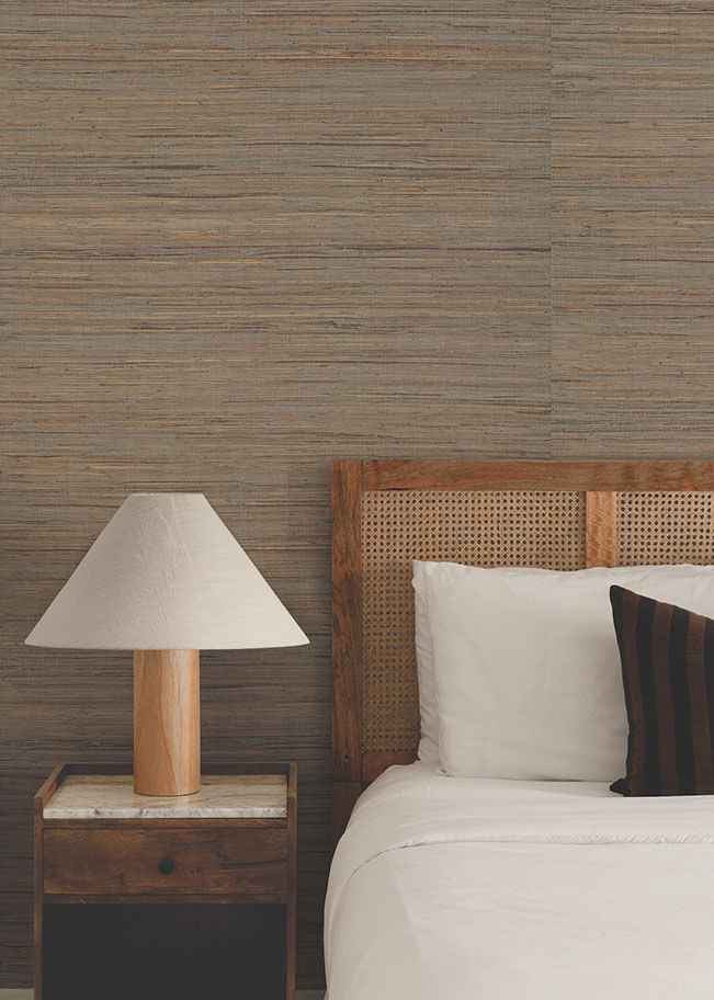Kira Neutral Hemp Grasscloth Wallpaper - York Wallcoverings - GRL86127 - York Wallcoverings Wallpaper