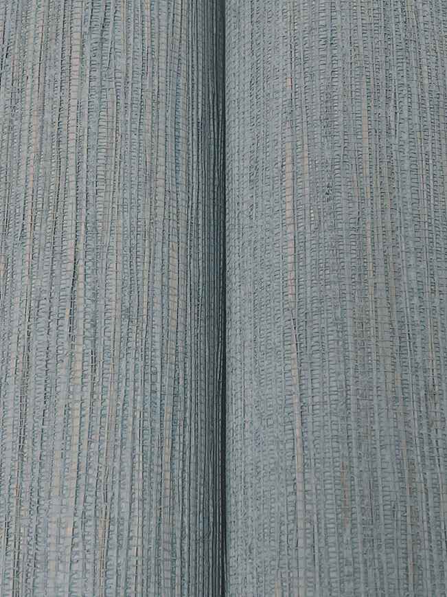 Painted Hemp Dusty Blue Wallpaper - York Wallcoverings - GRL86130 - York Wallcoverings Wallpaper