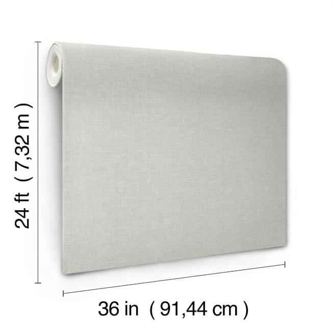 Sheer Linen Light Grey Wallpaper - York Wallcoverings - GRL86134 - York Wallcoverings Wallpaper