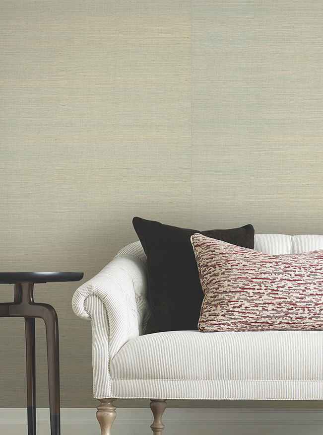 Maguey Sisal Vanilla Sage Wallpaper - York Wallcoverings - GRL86137 - York Wallcoverings Wallpaper