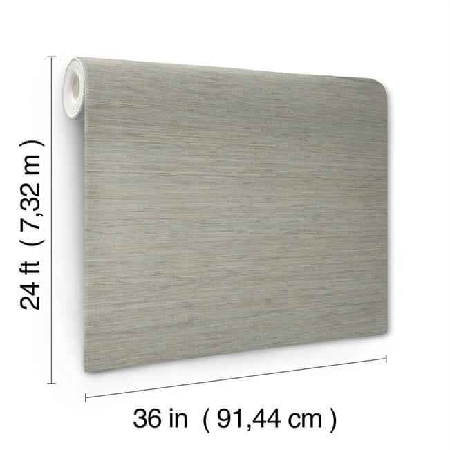 Painted Hemp Light Grey Wallpaper - York Wallcoverings - GRL88020 - York Wallcoverings Wallpaper
