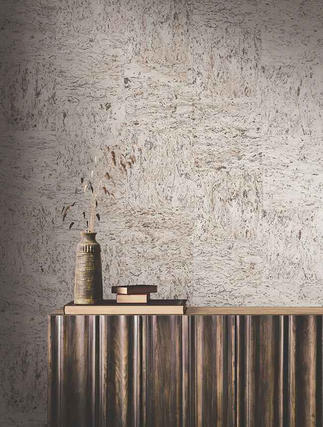 Caldera Cork Silver Birch Wallpaper - York Wallcoverings - GRL88203 - York Wallcoverings Wallpaper