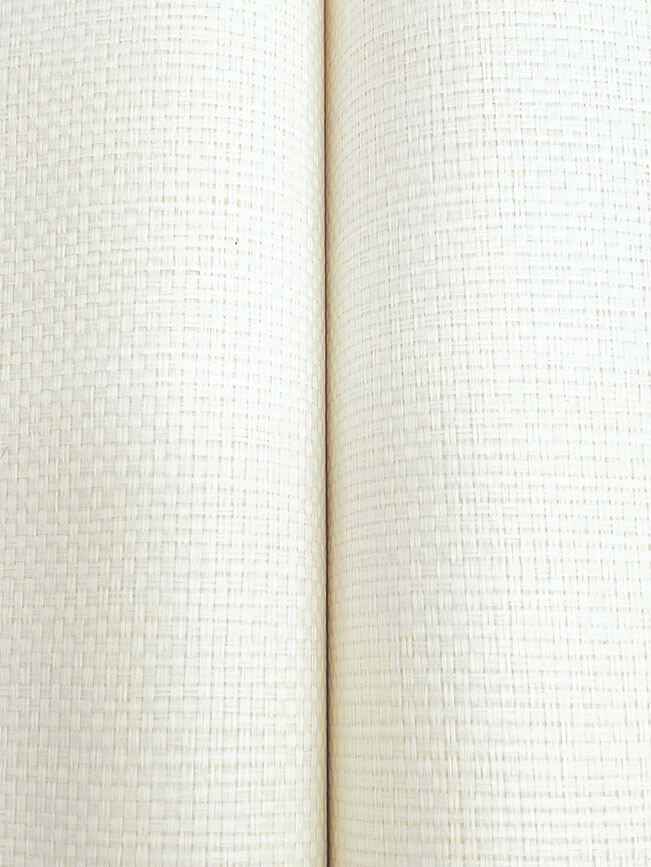 Satin Paperweave Bright White Wallpaper - York Wallcoverings - GRL88318 - York Wallcoverings Wallpaper