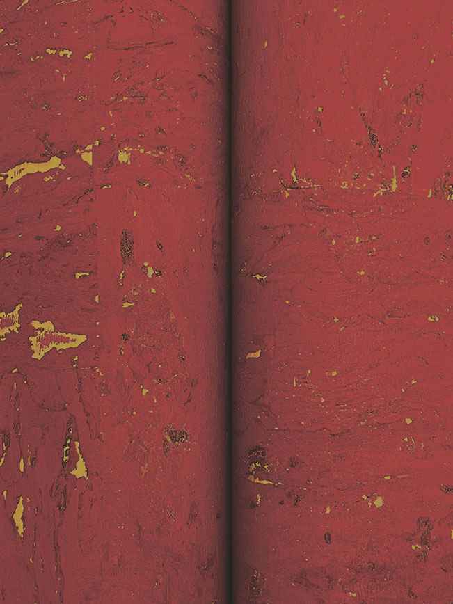 Caldera Cork Crimson Wallpaper - York Wallcoverings - GRL88373 - York Wallcoverings Wallpaper