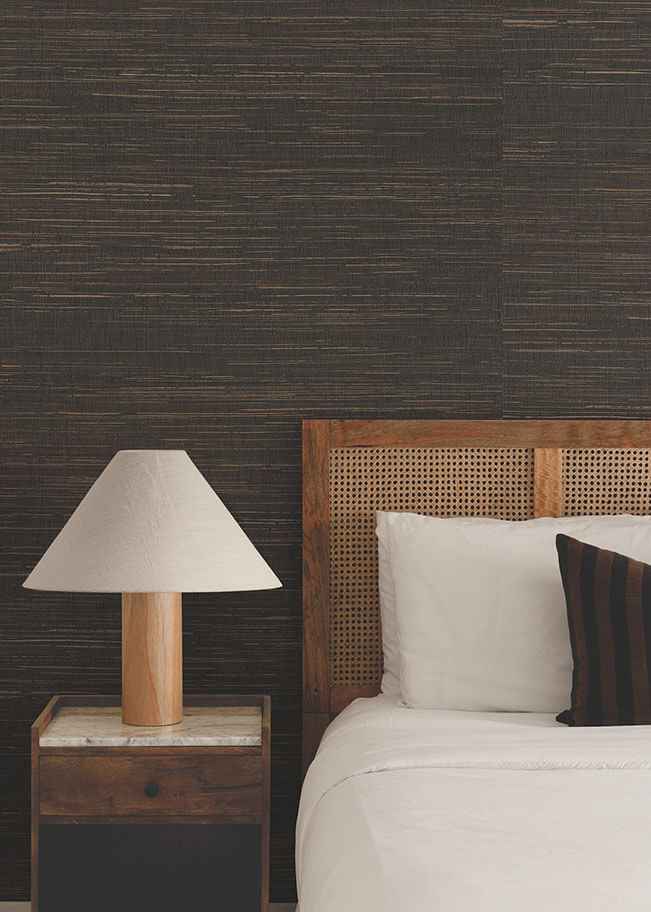 Multicolored Hemp Brown Wallpaper - York Wallcoverings - GRL88380 - York Wallcoverings Wallpaper