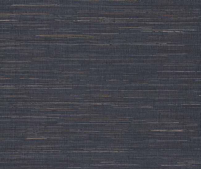 Multicolored Hemp Navy Wallpaper - York Wallcoverings - GRL88381