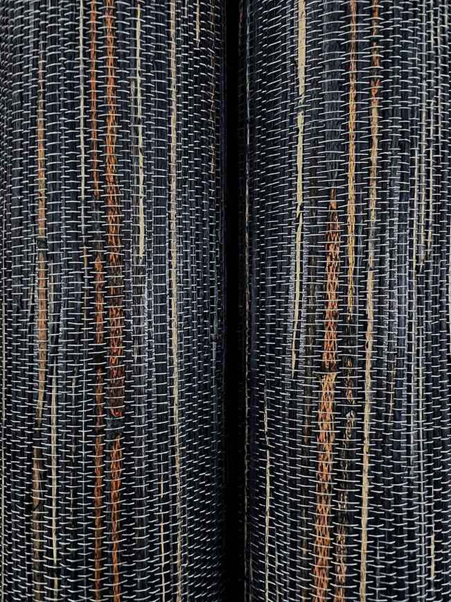 Multicolored Hemp Navy Wallpaper - York Wallcoverings - GRL88381 - York Wallcoverings Wallpaper
