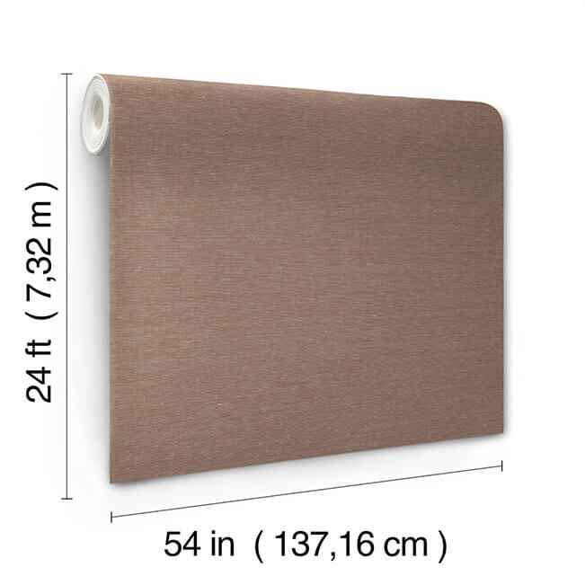 Linen Levels Russet Wallpaper - York Wallcoverings - GRL88389 - York Wallcoverings Wallpaper
