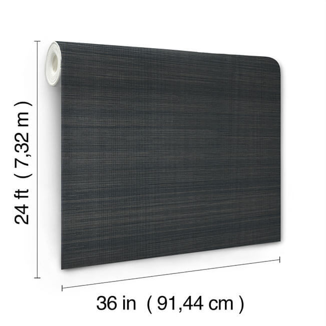 sleek-abaca-peppercorn-wallpaper-york-wallcoverings-grl88464 - York Wallcoverings Wallpaper