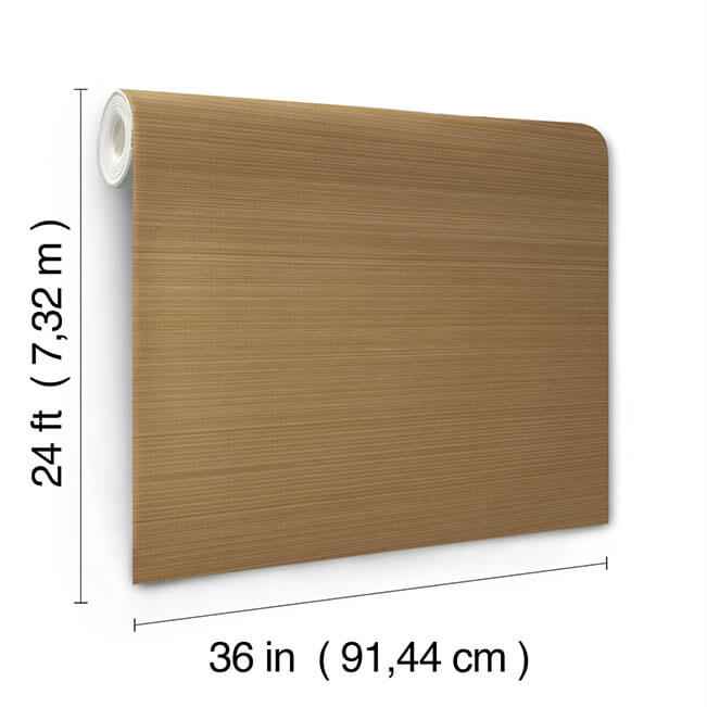 Tailored Abaca Ochre Gold Wallpaper - York Wallcoverings - GRL88465 - York Wallcoverings Wallpaper
