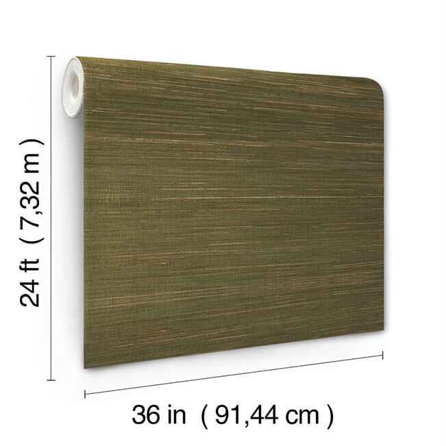 Multicolored Hemp Dry Sage Wallpaper - York Wallcoverings - GRL88473 - York Wallcoverings Wallpaper