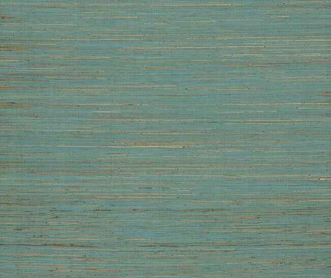Multicolored Hemp Aqua Wallpaper - York Wallcoverings - GRL88487 - York Wallcoverings Wallpaper