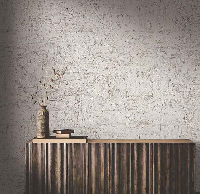 Caldera Cork White Pearl Wallpaper - York Wallcoverings - GRL89190 - York Wallcoverings Wallpaper