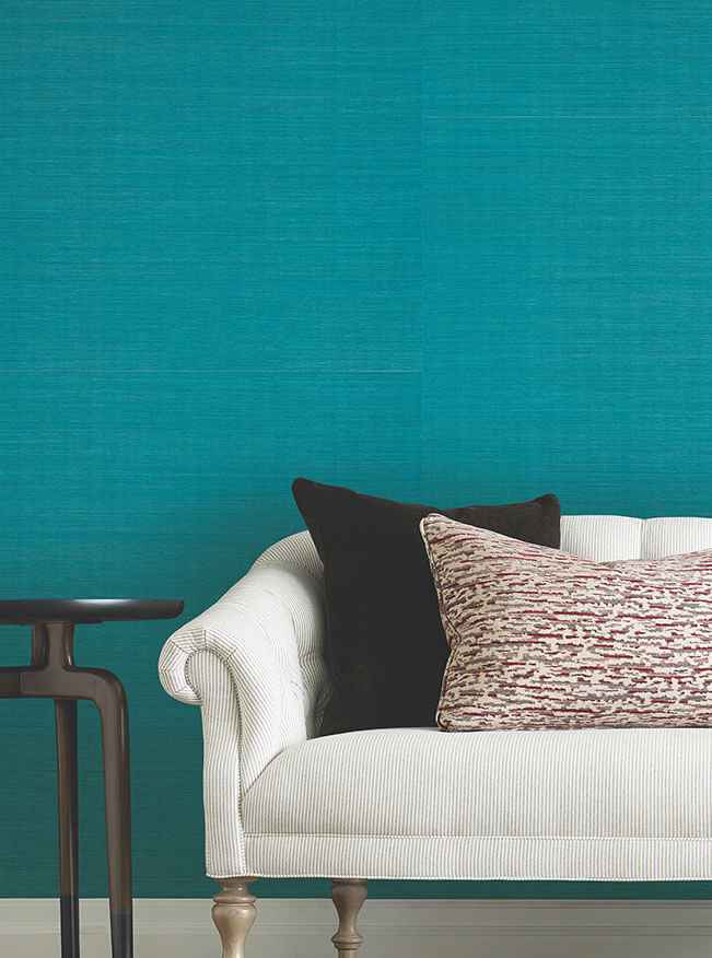 Maguey Sisal Lagoon Wallpaper - York Wallcoverings - GV0155NW - York Wallcoverings Wallpaper