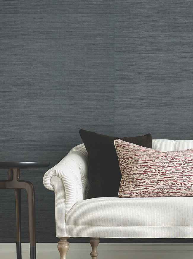 Maguey Sisal Denim Wallpaper - York Wallcoverings - YGL7002 - York Wallcoverings Wallpaper