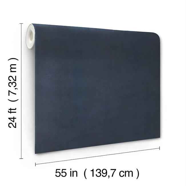 Vegan Suede Dark Slate Wallpaper - York Wallcoverings - YGL7005 - York Wallcoverings Wallpaper