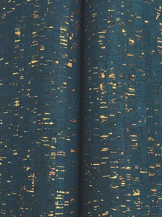 Caldera Cork Navy / Gold Wallpaper - York Wallcoverings - YGL7008 - York Wallcoverings Wallpaper