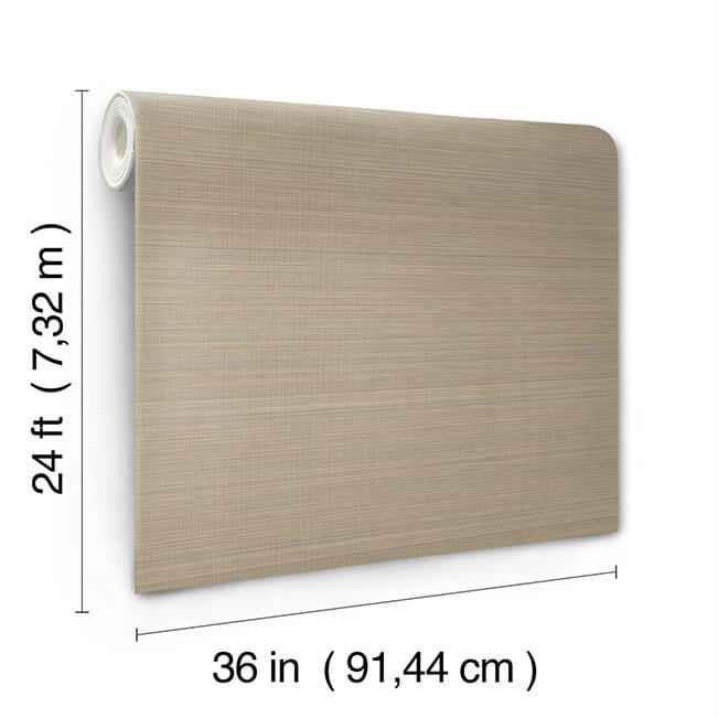 Tailored Abaca Shittake Wallpaper - York Wallcoverings - YGL7013 - York Wallcoverings Wallpaper