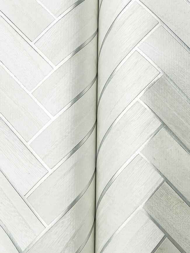 Herringbone Wood Veneer Apple Blossom Wallpaper - York Wallcoverings - YGL7016 - York Wallcoverings Wallpaper