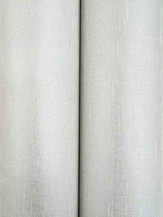 Sheer Linen Silver White Wallpaper - York Wallcoverings - YGL7023 - York Wallcoverings Wallpaper